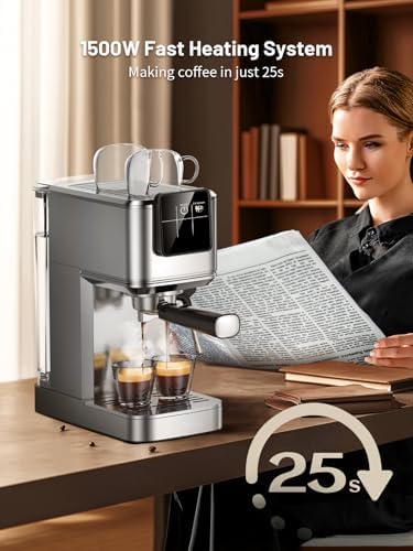 KEENSTAR Espresso Machine 20 Bar Coffe Maker with Rapid Cold Brew - Image 3