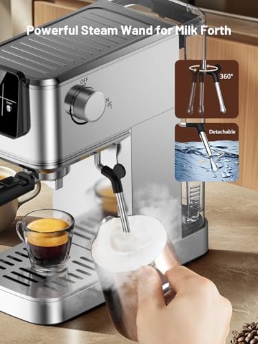 KEENSTAR Espresso Machine 20 Bar Coffe Maker with Rapid Cold Brew - Image 6