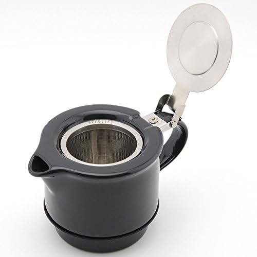FORLIFE Tea for One with Infuser 14 ounces, Black Graphite - Image 2