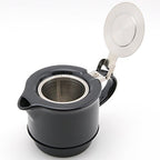 FORLIFE Tea for One with Infuser 14 ounces, Black Graphite - Image 2