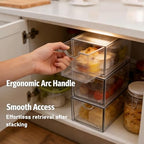 8 Pcs Stackable Tea Bag Organizer Drawers Clear Acrylic - Image 6