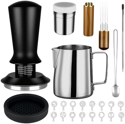 23Pcs Espresso Machine Accessories Set, 51mm Coffee Espresso Tamper Kit by Unknown