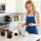 3 Pcs Coffee and Sugar Container Set, 24 oz - Image 4