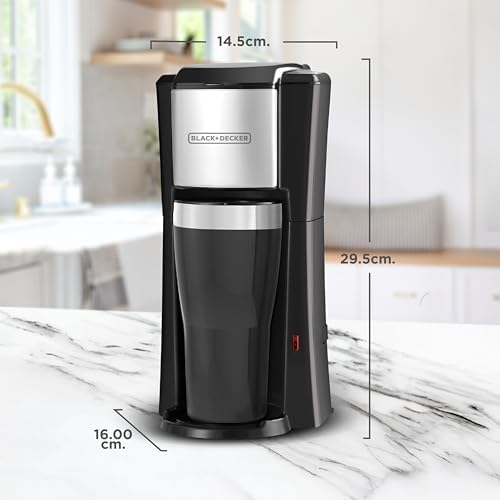 Single Serve Coffeemaker, Black - Image 2