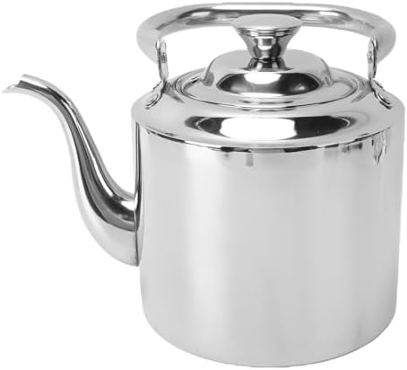 Pissente Stove Top Tea Kettle, 304 Stainless Steel Gooseneck Teapot with Removable Infuser, Drip Free Spout and Ergonomic Handle for Gas Induction Ceramic Hob Tea Coffee (2L) - Image 4