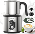 Milk Frother and Steamer, 4-in-1 Electric Milk Frother for Hot & Cold Foam by Zadelar