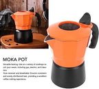 2 Valve Aluminium Alloy Moka Pot, Stovetop Coffee Pot, Classic Italian Coffee Maker, Heat Resistant Moka Pot, Heat Insulation Coffee Maker Pot for Office Home (300ml 6 Cups) - Image 4
