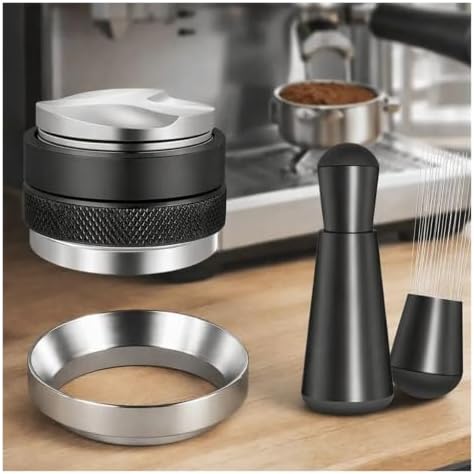 51/53/58mm Espresso Accessories Kit, Tamper Dosing Funnel WDT - Image 4