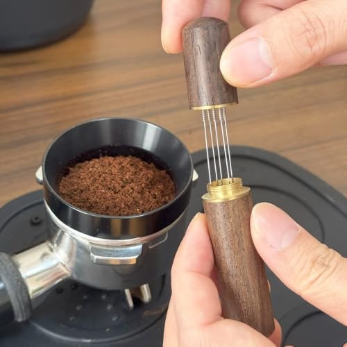 Espresso Coffee Stirrer WDT Needle Wood Handle - Image 3