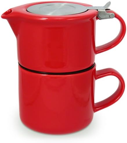 FORLIFE cafe Style 14-Ounce Tea for 1, Red by Unknown