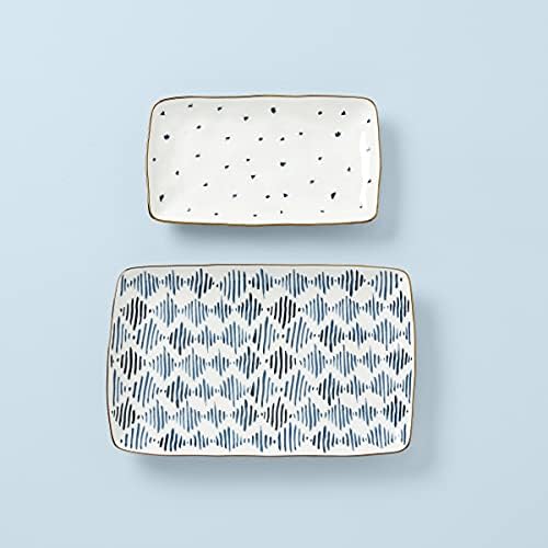 Lenox Blue Bay 2-Piece Nesting Platter Set, 2.87 - Image 4