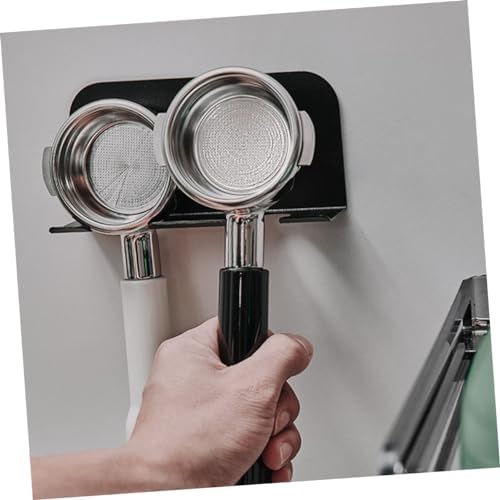 ABOOFAN 5pcs Coffee Portafilter Wall Rack Sturdy Holder Double-sided Tape for Easy Installation Coffee Storage for Home - Image 3
