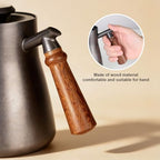 Pour-over kettle with thermometer, 850ml capacity, leak-proof one-piece 304 stainless steel gooseneck spout, food-grade easy-clean, suitable for pour-over coffee, French press, and tea. (850ml) - Image 4