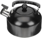 3l Stainless Steel Whistling Tea Kettle with Black Handle by NIYANGLE