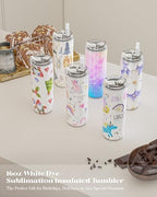 6 Pack 16 oz Sublimation Tumblers Blanks Bulk, Travel Coffee Tumblers - Image 3