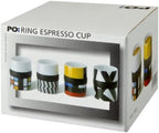 PO: DESIGN - Illusion Ring Espresso Cup (4 cups Set - Designer: Frank Kerdil) 629-2.02 oz / 60 ml Porcelain cups - Image 2