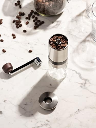 Manual Coffee Bean Grinder | 6 Coarseness Settings | Espresso, Cold Brew, French Press, Drip, | Burr Hand Mill | Home, Portable, Camping, Travel - Image 3