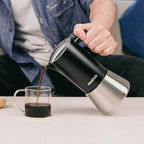 wedrink Premium 304 Stainless Steel Moka Pot, 4 Cup Stovetop Espresso Maker, Induction & All Stovetops Compatible - Image 6