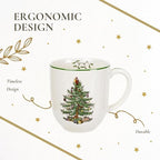 Spode – Christmas Tree Christmas Tree 14 oz Cafe Mug - Image 6