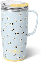 Swig Life 22oz Insulated Travel Mug with Handle & Lid, Busy Bee by SwigLife