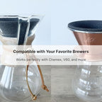 Cera Filter Coffee FilterJapanese Ceramic Filter Dripper, Reusable, Arita Porcelain - Image 5