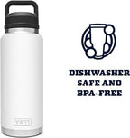 YETI Rambler 36 oz Bottle, Vacuum Insulated, Leakproof, Stainless Steel with Chug Cap - Image 6
