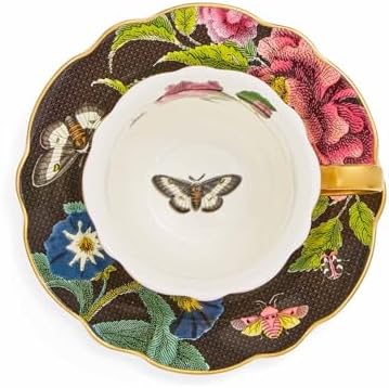 Spode Creatures of Curiosity Tea Cup and Saucer Fluted Black Snake (CRCSB8818-XG) - Image 7