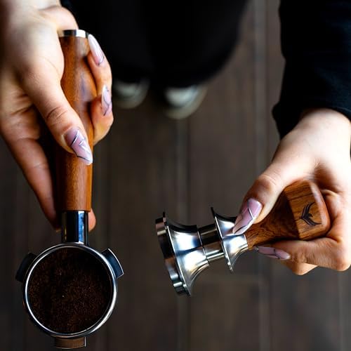 Breville Barista Express Accessories Kit 54mm Bottomless Portafilter, Stainless Steel Coffee Distributor, Tamper, Dosing Funnel, WDT Tool and Puck Screen - Image 5