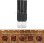 Electric Coffee Grinder, Portable USB Rechargeable Ceramic Conical Burr - Image 3