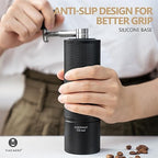 TIMEMORE Manual Coffee Grinder Chestnut C3S Max, Hand Coffee Grinder with Foldable Handle, Stainless Steel S2C Conical Burr Coffee Grinder, Adjustable Grind Setting for Espresso to French Press, Black - Image 4