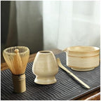 4PCS Matcha Tea Set Whisk Teaspoon Sets Indoor Beverage Shop Tea-making Tools Accessories(Blue) - Image 2