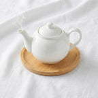 40 PCS 4 Inch Natural Bamboo Coasters, Round Bamboo Planter Saucer Trays, Wooden Drink Coasters for Drinks Plant Pots - Image 6