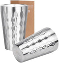 2 Pack Stainless Steel Mug Double Wall Metal Stackable Insulated Portable Drinking Cup Shatterproof Glasses(2pcs 450ml) by Unknown