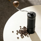 Manual Coffee Grinder with Stainless Steel Conical Burr, Hand Coffee Grinder with External Adjustable Grind Setting for Espresso (Black) - Image 6
