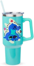 Silver Buffalo Disney Lilo and Stitch Aloha, Stainless Steel Tumbler, 40oz by SilverBuffalo