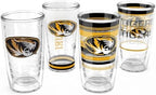 Tervis Missouri Tigers - Assorted Made in USA Double Walled Insulated Tumbler Travel Cup Keeps Drinks Cold & Hot, 16oz 4pk, Classic by TervisTumblerCompany