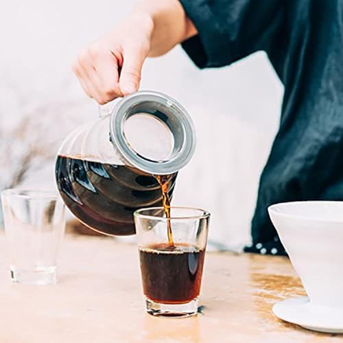 Pour Over Coffee Maker with Lid,Clear Glass for Coffee Shop，350ml - Image 7