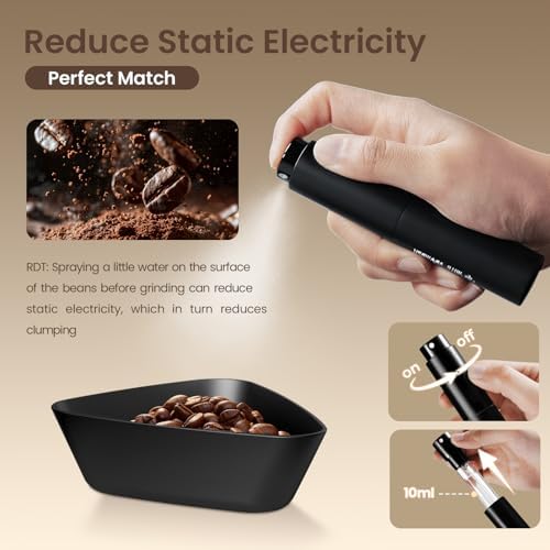 MHW-3BOMBER Coffee Bean Dosing Cup and RDT Spray Bottle Set & Mini Coffee Scale with Timer - Image 3