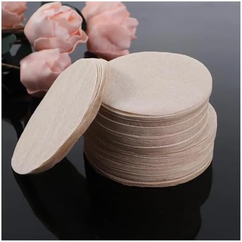 Coffee Filter Paper 100Pc Round 56 60 68mm For Maker Dripper Filters Moka Pot(68MM) - Image 2
