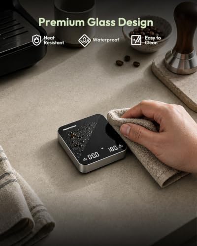 Maestri House S2 Nano Espresso Coffee Scale 1kg/0.1g with Timer USB-C - Image 7