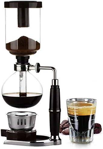 Japanese Style Siphon Coffee Maker Tea Siphon Pot Vacuum Coffeemaker Glass Type Coffee Machine Filter Kahve Makinas 3cup 5cup (3cup) - Image 3
