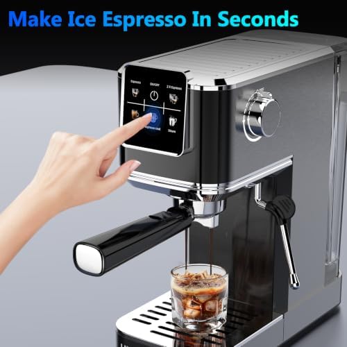 URintells Cuising Espresso Machine with Touchscreen And Cold Brew - Image 5