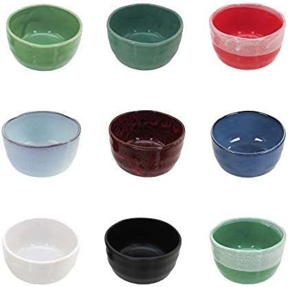 BambooMN Brand - Matcha Ceramic Set - Matcha Bowl and Whisk Holder - 10 Sets Coral - Image 6