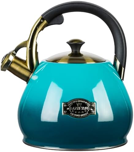 Tea Kettle Stovetop Whistling Kettle Teapot, 3Quart Tea Pot Stainless Steel Teakettle for Stove Top with Heat Proof Ergonomic Handle by Unknown