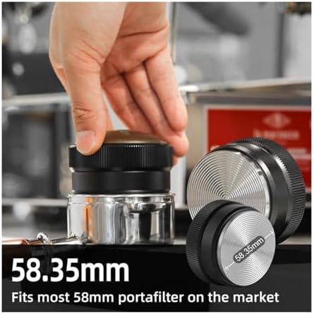 51/53/58mm Espresso Tamper And Coffee Distributor With Tamping Mat And Cleaning Brush Set Professional Leveler Tools(51mm Distributor) - Image 7