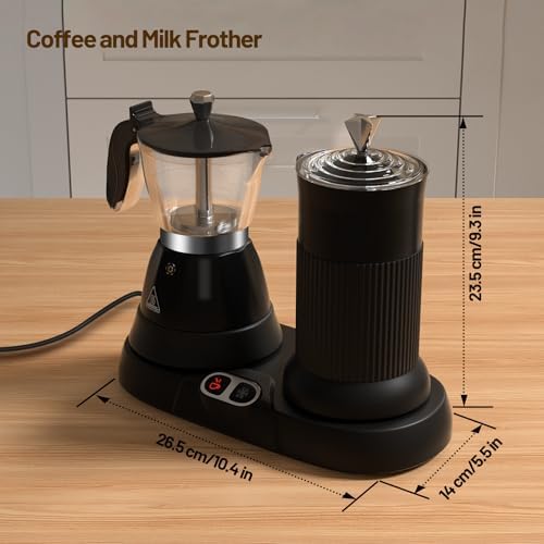 Electric Espresso Machine with Milk Frother 2 in 1 Efficient - Image 2