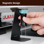 Watchget 5 PCS 53mm Espresso Accessories Kit - Constant Pressure Tamper, Adjustable 3-Blade Distributor, Honeycomb Puck Screen, Magnetic WDT Tool with Stand & Magnetic Dosing Funnel - Image 6