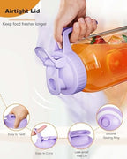 Mason Jar Pitcher Set of 2, 64oz (2quart) Glass Pitcher with Lid for Tea - Image 4