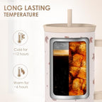 Fall Maple Leaf Stainless Steel Tumbler with Handle 40 Ounces Insulated, Travel Cup for Women Girls Friends Teens - Image 5