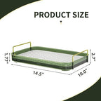 Seoneiro Whiskey Tray, Glass Cup Rack, Mug Holder, Coffee Cup Organizer, Bathroom Countertop with Drain Board Wine Glass Decorative Organizer, Food Tray, Kitchen Spice Rack - Image 5